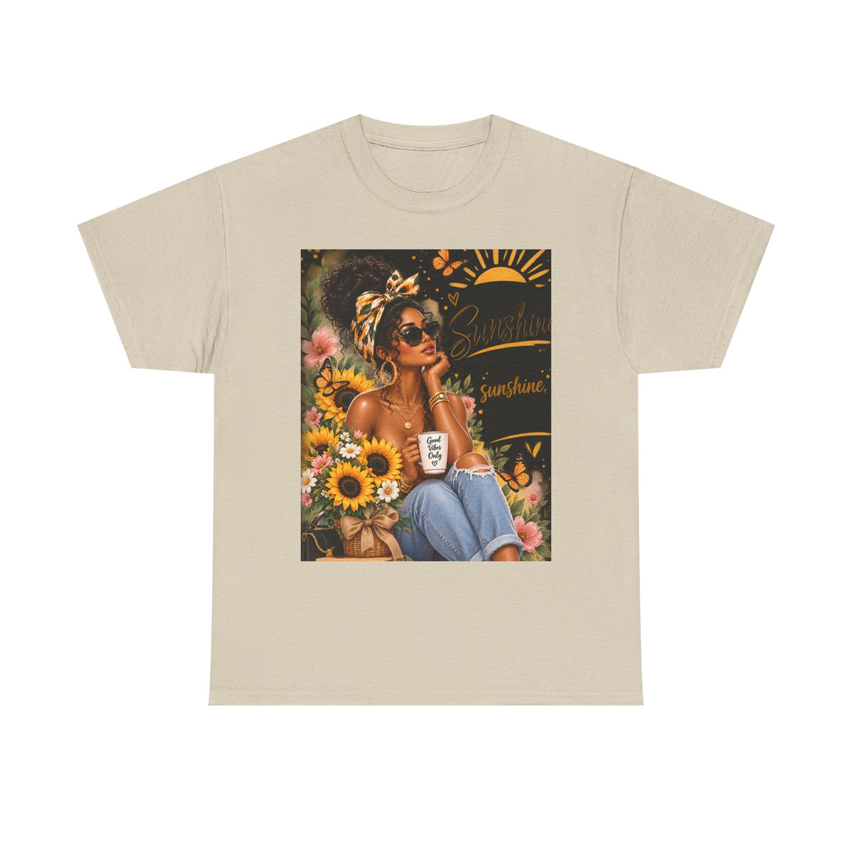 Sunshine & Sunflowers Graphic Tee — &