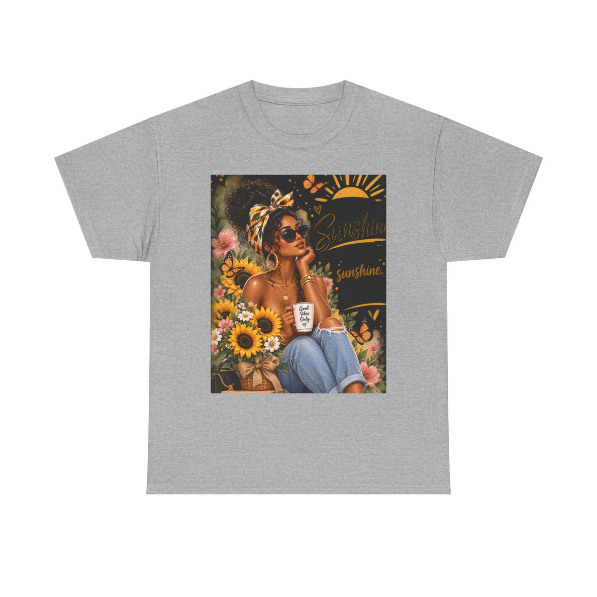 Sunshine & Sunflowers Graphic Tee — &