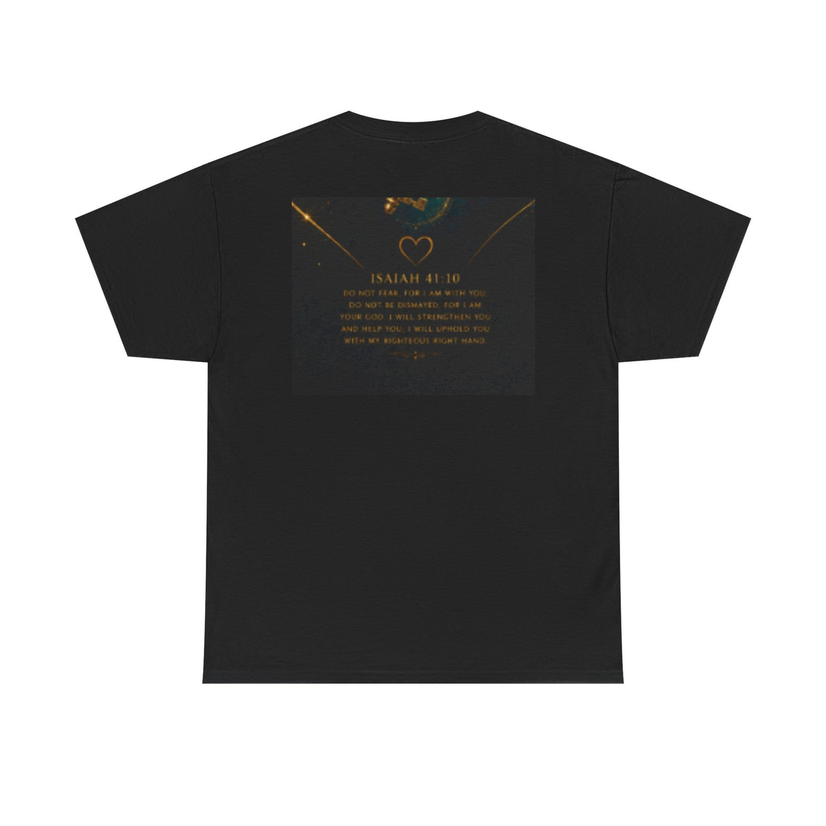 Butterfly Heart Tee — Inspirational Scripture Isaiah 41:10 Christian T-Shirt