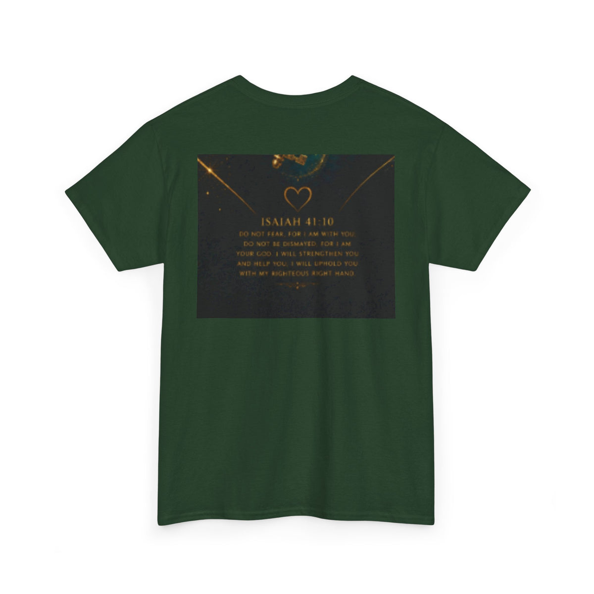 Butterfly Heart Tee — Inspirational Scripture Isaiah 41:10 Christian T-Shirt