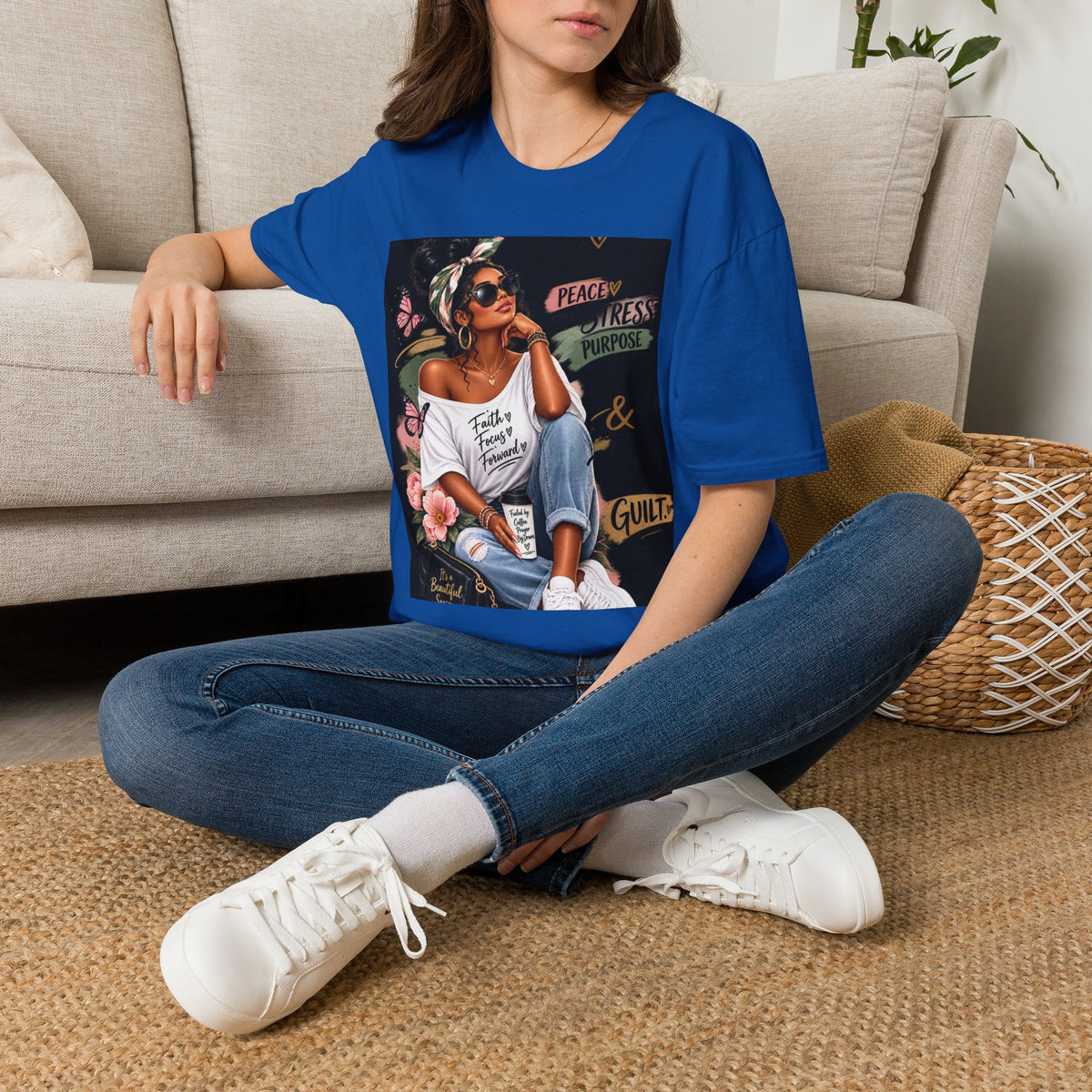 Peace, Progress & Purpose Graphic T-Shirt — &