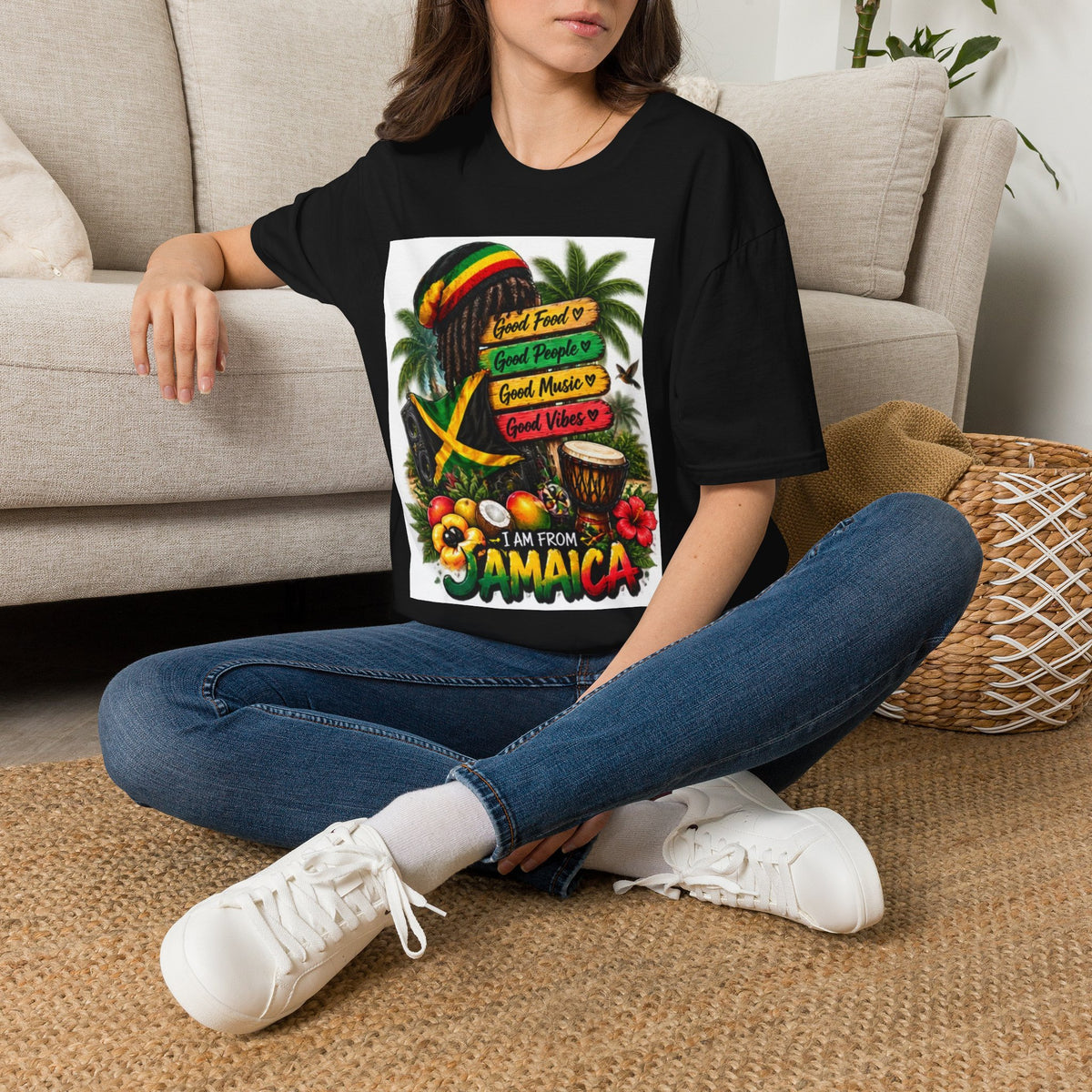 Jamaica Reggae Graphic T-Shirt — &