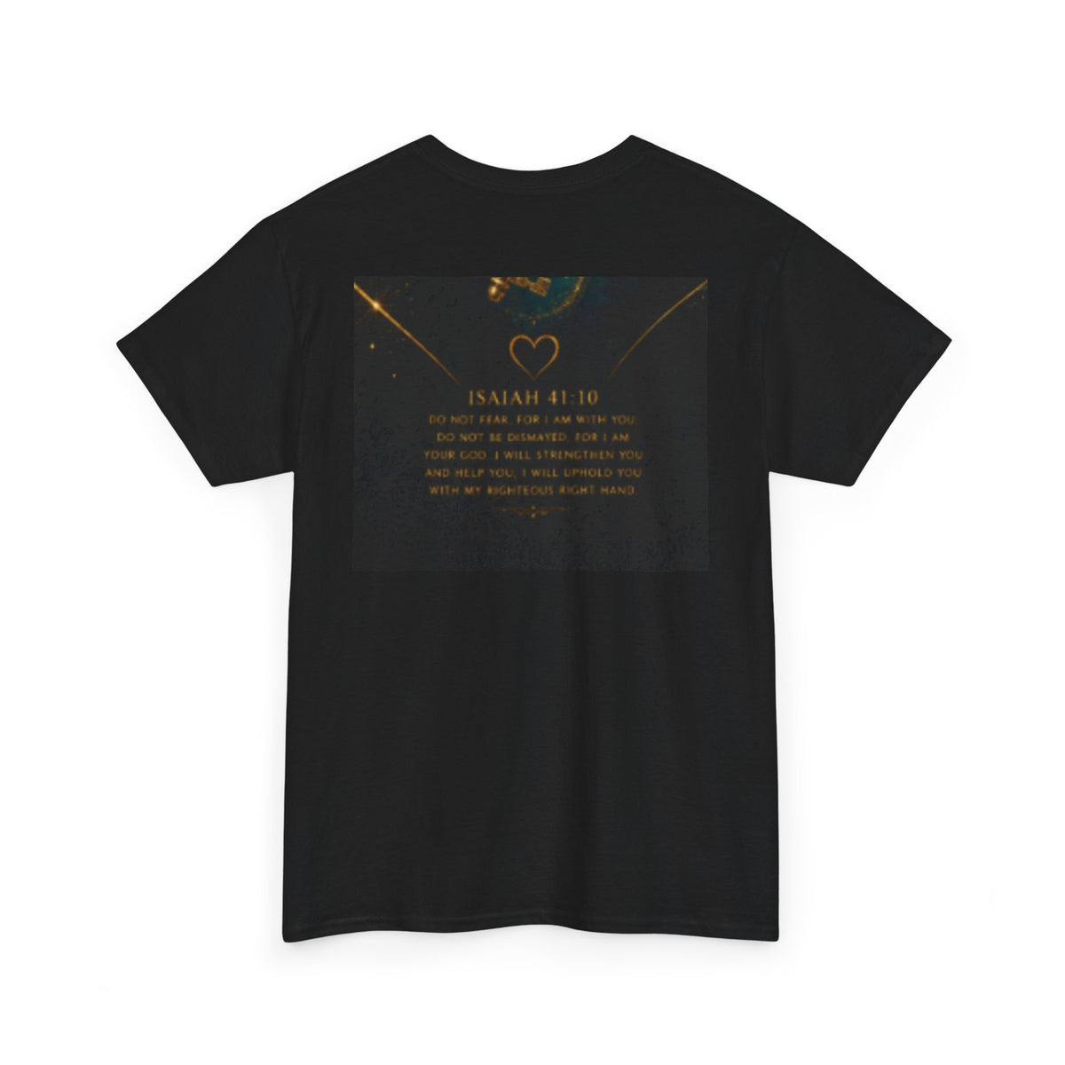Butterfly Heart Tee — Inspirational Scripture Isaiah 41:10 Christian T-Shirt