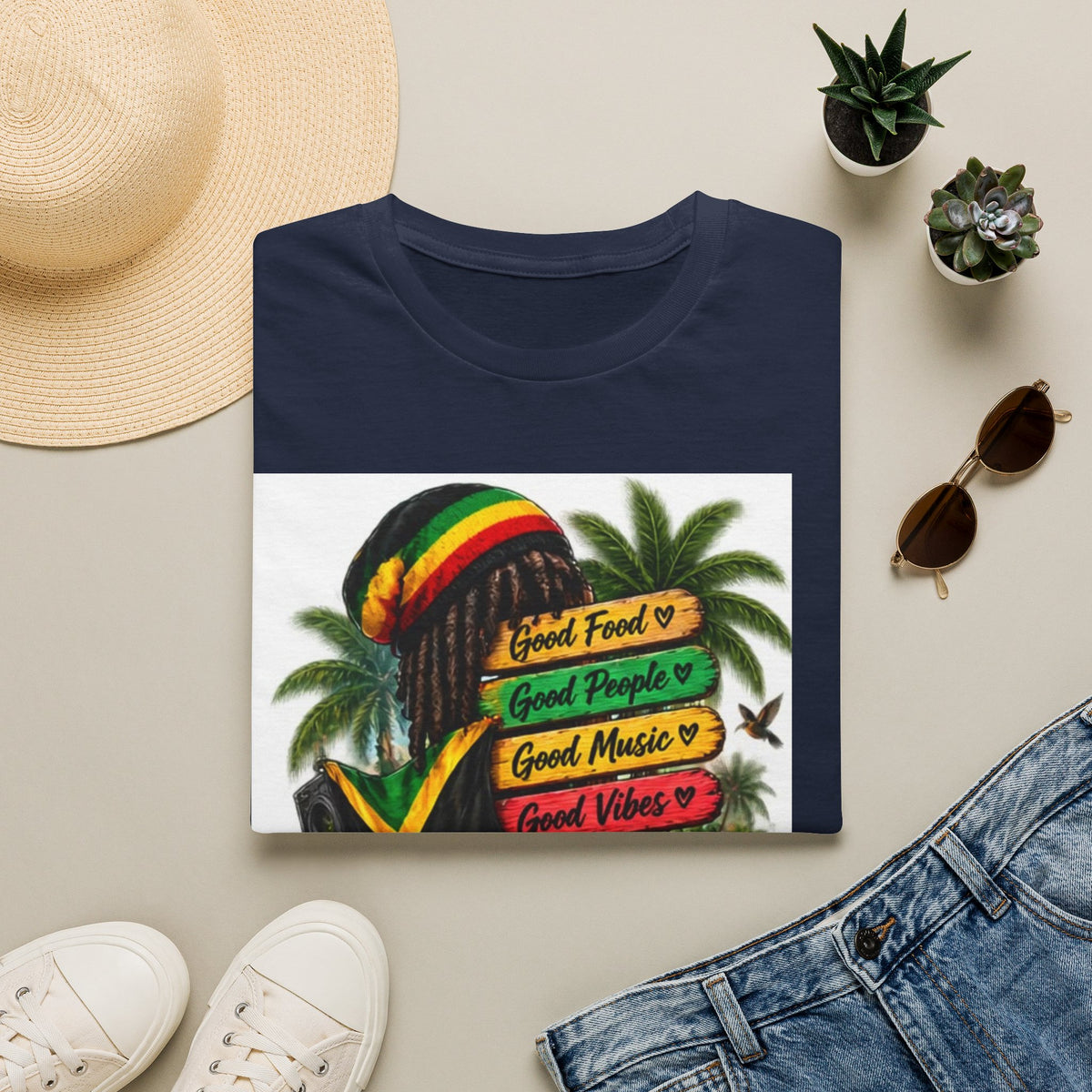 Jamaica Reggae Graphic T-Shirt — &