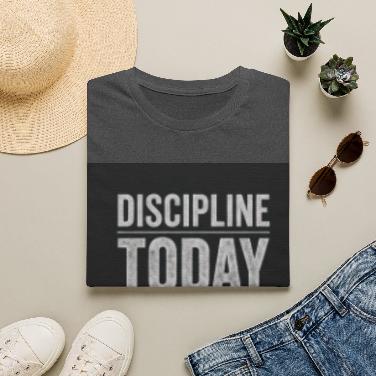 Discipline Today Freedom Tomorrow T-Shirt — Motivational Fitness Tee