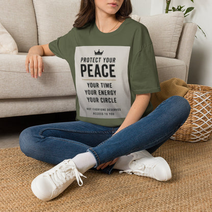 Protect Your Peace T-Shirt — Inspirational Self-Care Tee