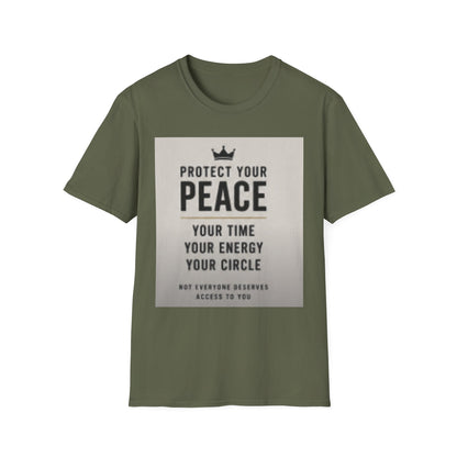Protect Your Peace T-Shirt — Inspirational Self-Care Tee