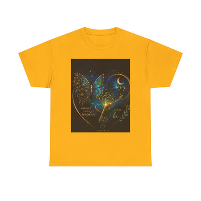 Butterfly Heart Tee — Inspirational Scripture Isaiah 41:10 Christian T-Shirt