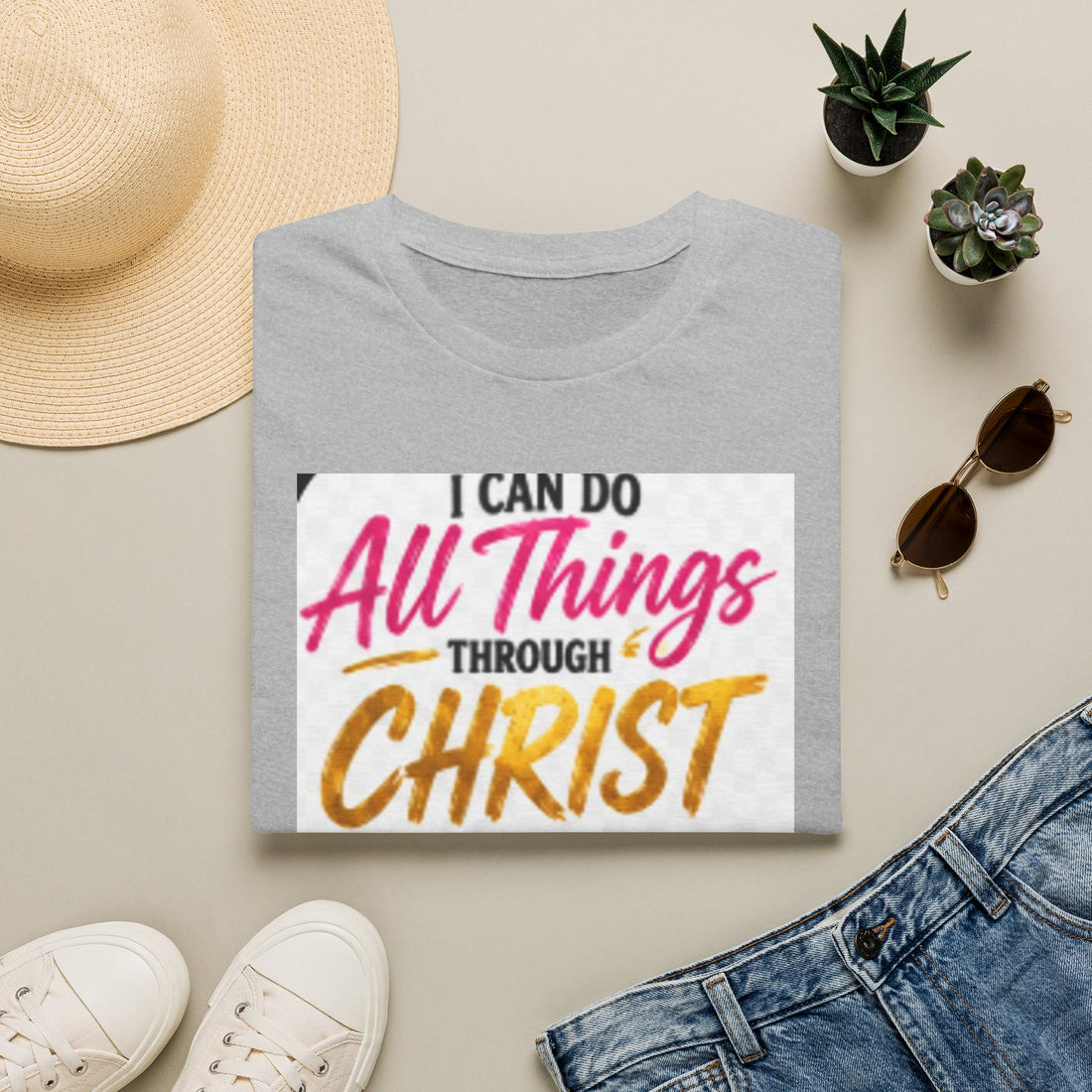 I Can Do All Things Through Christ T-Shirt — Inspirational Christian Tee (Philippians 4:13)