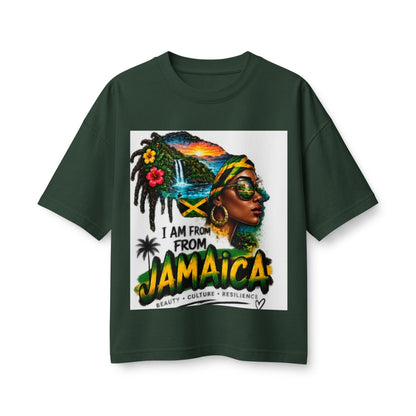 Jamaica Pride Tee — "I Am From Jamaica" Retro Rasta Graphic Shirt
