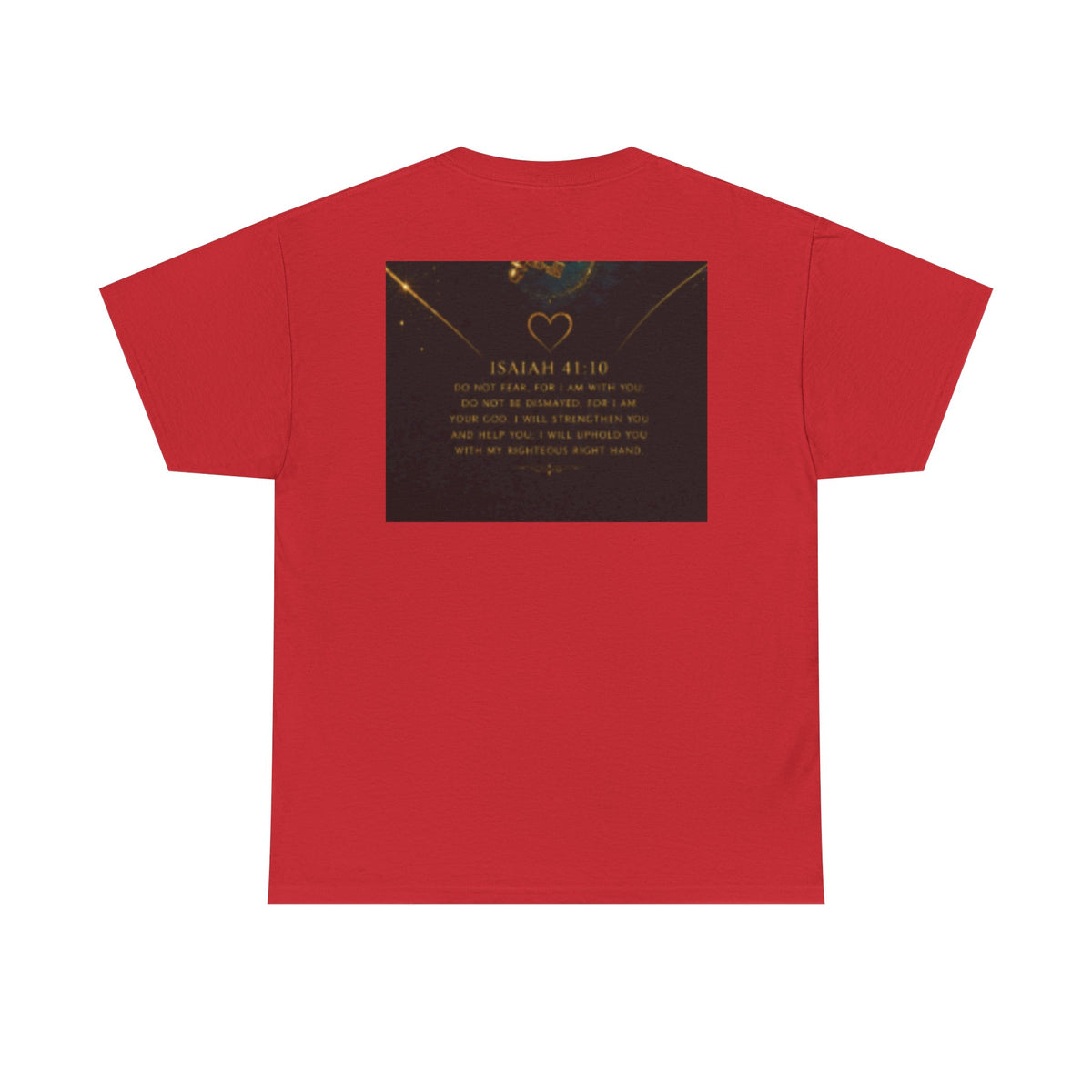 Butterfly Heart Tee — Inspirational Scripture Isaiah 41:10 Christian T-Shirt