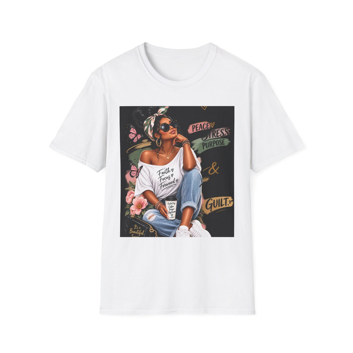 Peace, Progress &amp; Purpose Graphic T-Shirt — &
