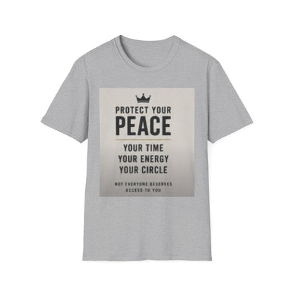 Protect Your Peace T-Shirt — Inspirational Self-Care Tee