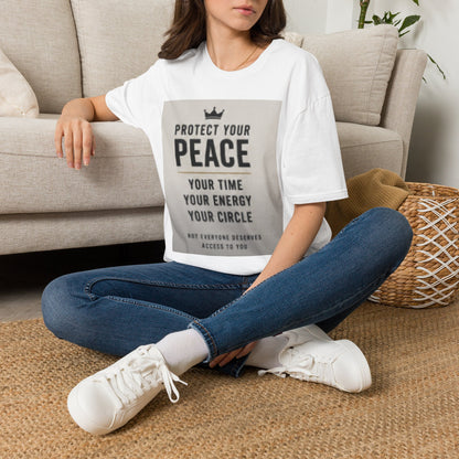 Protect Your Peace T-Shirt — Inspirational Self-Care Tee