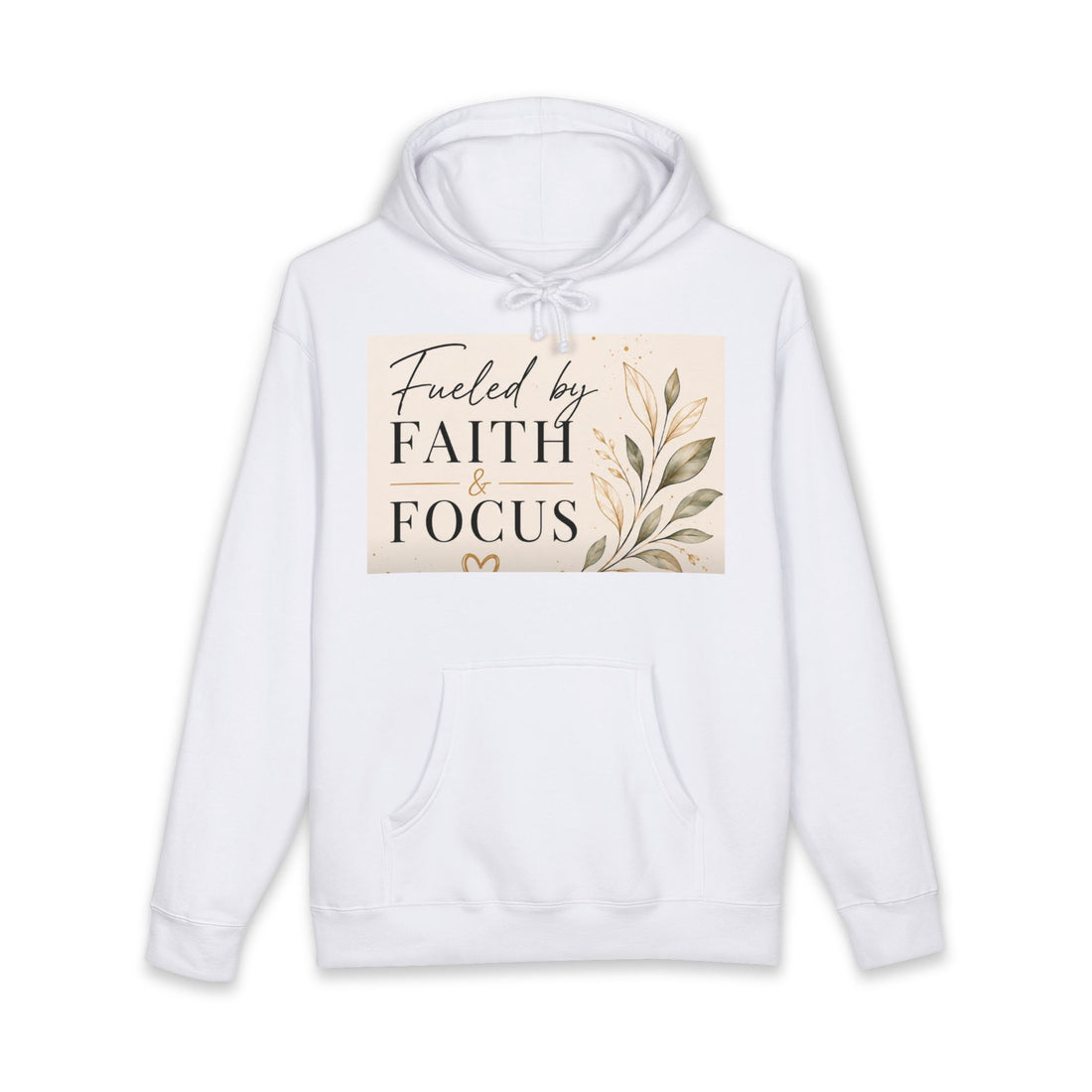 Fueled by Faith &amp; Focus Hoodie — Inspirational Christian Pullover