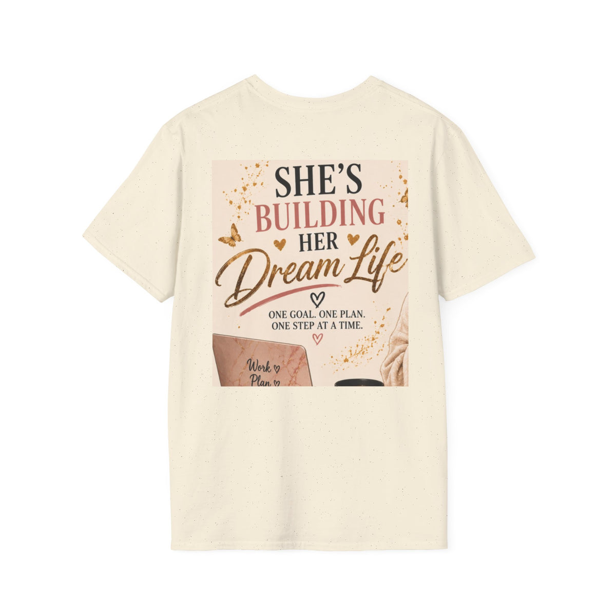 Vintage Floral Afro Woman Tee — Boho Chic Graphic T-Shirt
