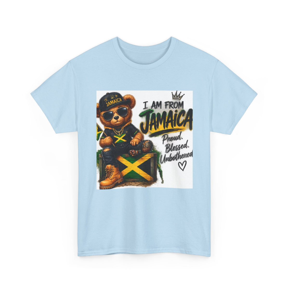 I Am From Jamaica Teddy Bear T-Shirt — Jamaican Pride Tee