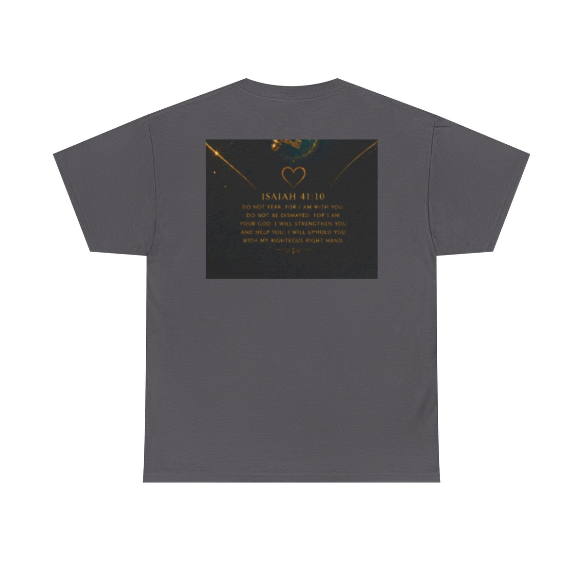 Butterfly Heart Tee — Inspirational Scripture Isaiah 41:10 Christian T-Shirt