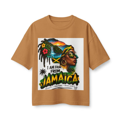 Jamaica Pride Tee — "I Am From Jamaica" Retro Rasta Graphic Shirt