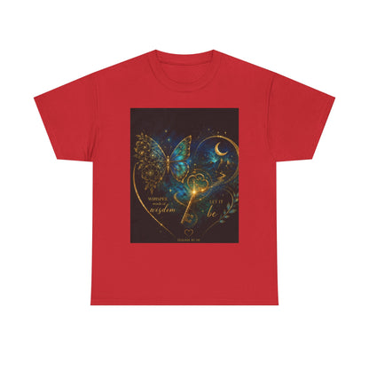Butterfly Heart Tee — Inspirational Scripture Isaiah 41:10 Christian T-Shirt