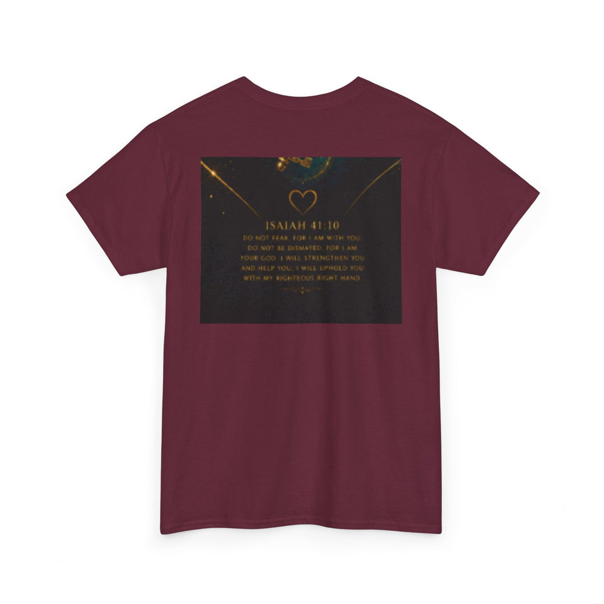 Butterfly Heart Tee — Inspirational Scripture Isaiah 41:10 Christian T-Shirt