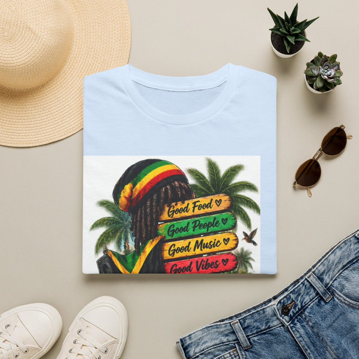 Jamaica Reggae Graphic T-Shirt — &