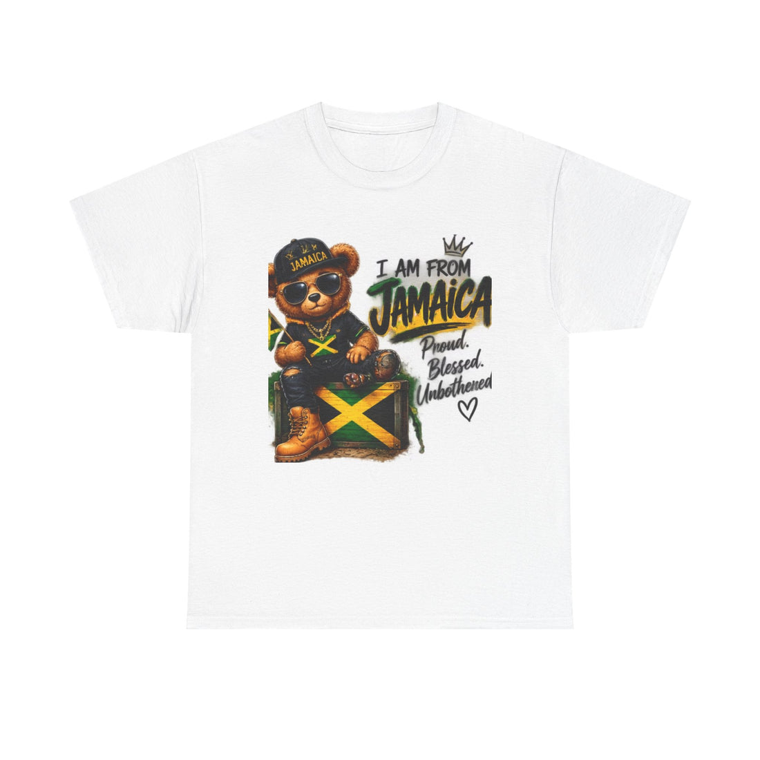 I Am From Jamaica Teddy Bear T-Shirt — Jamaican Pride Tee