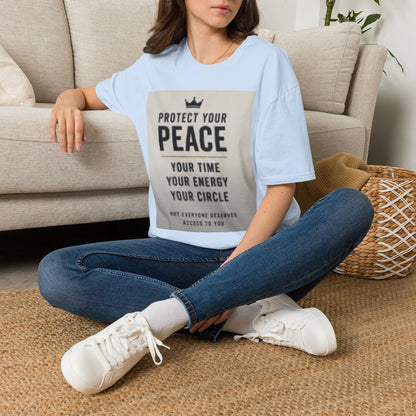 Protect Your Peace T-Shirt — Inspirational Self-Care Tee
