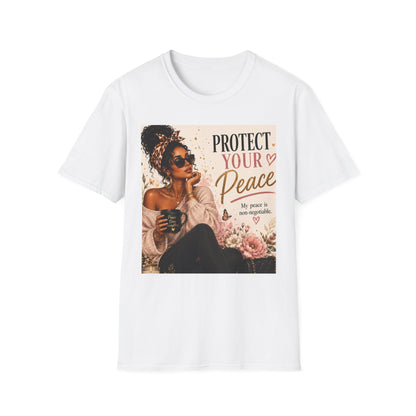 Protect Your Peace T-Shirt — Afro Chic Inspirational Tee