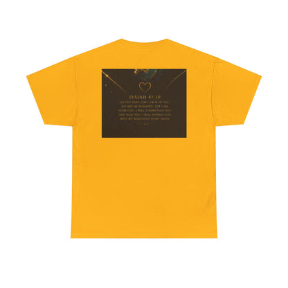 Butterfly Heart Tee — Inspirational Scripture Isaiah 41:10 Christian T-Shirt
