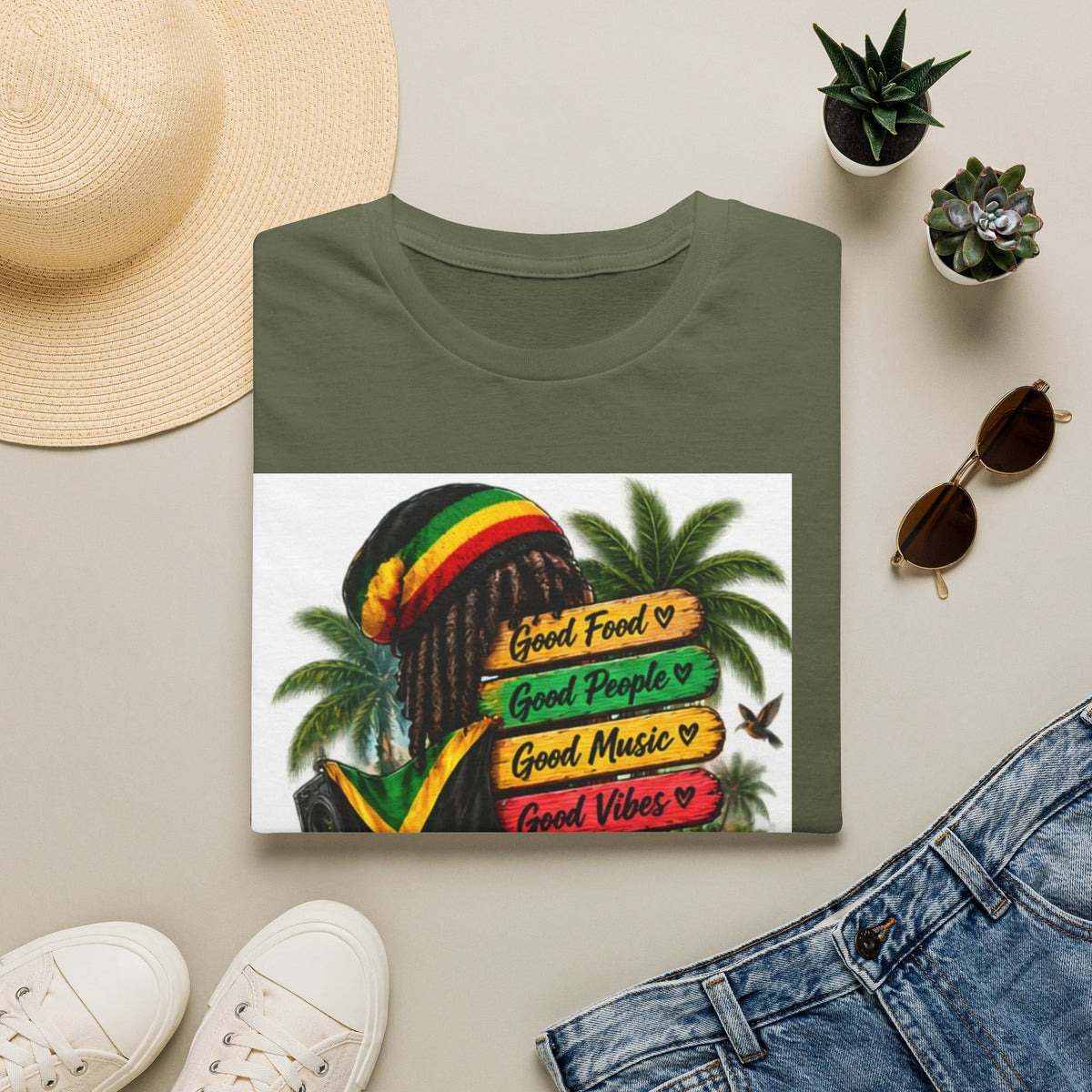 Jamaica Reggae Graphic T-Shirt — &