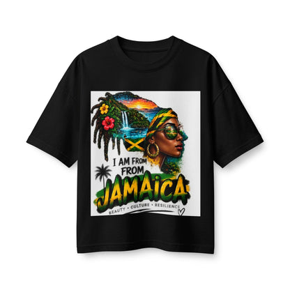 Jamaica Pride Tee — "I Am From Jamaica" Retro Rasta Graphic Shirt
