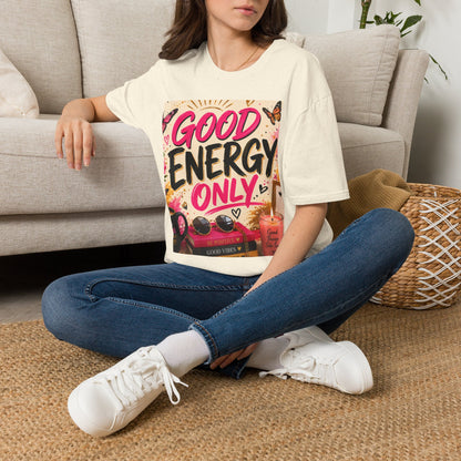 Good Energy Only T-Shirt — Positive Vibes Graphic Tee