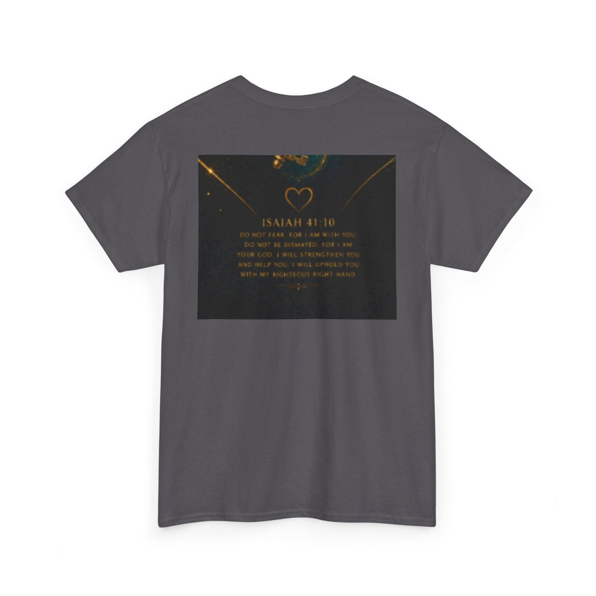 Butterfly Heart Tee — Inspirational Scripture Isaiah 41:10 Christian T-Shirt