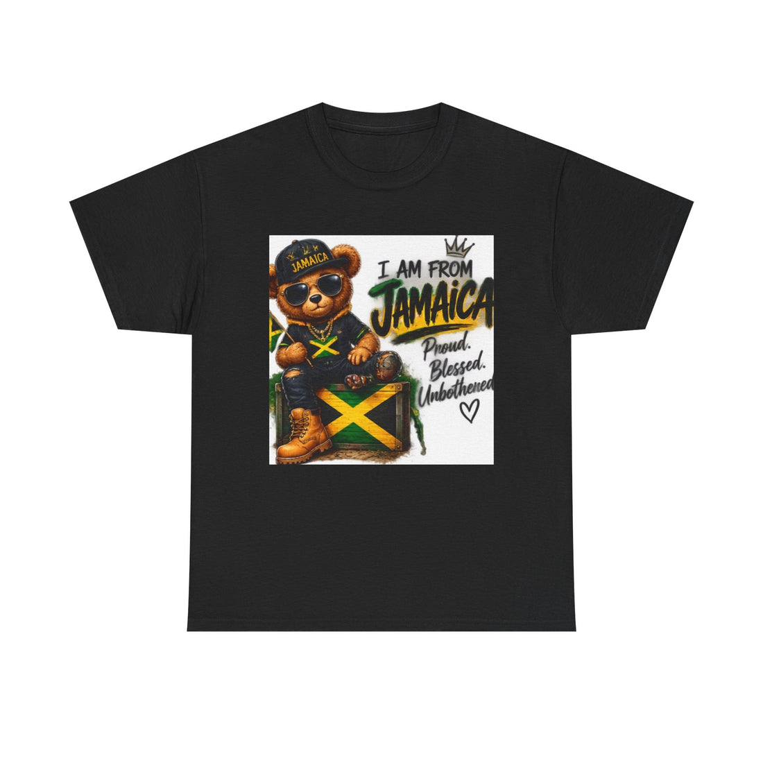 I Am From Jamaica Teddy Bear T-Shirt — Jamaican Pride Tee