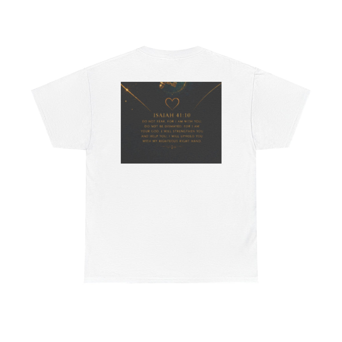 Butterfly Heart Tee — Inspirational Scripture Isaiah 41:10 Christian T-Shirt