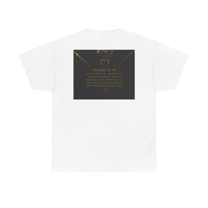 Butterfly Heart Tee — Inspirational Scripture Isaiah 41:10 Christian T-Shirt