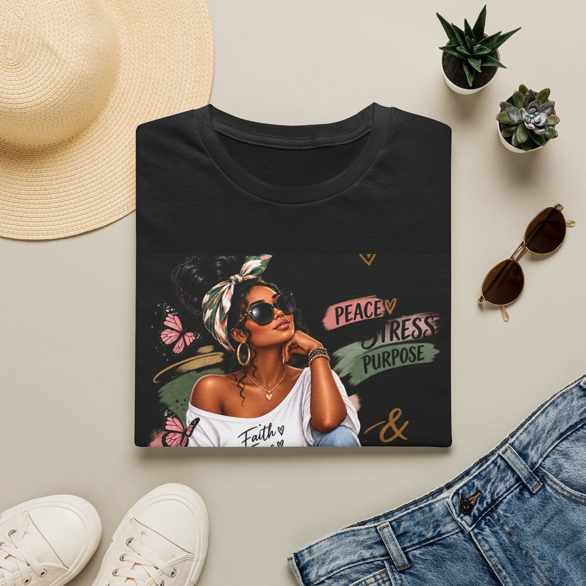 Peace, Progress &amp; Purpose Graphic T-Shirt — &