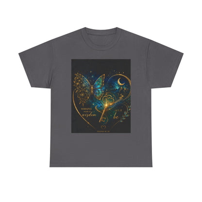 Butterfly Heart Tee — Inspirational Scripture Isaiah 41:10 Christian T-Shirt