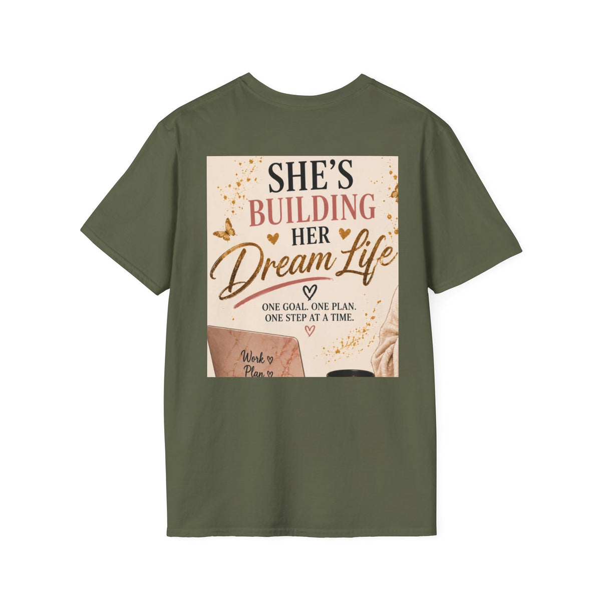 Vintage Floral Afro Woman Tee — Boho Chic Graphic T-Shirt