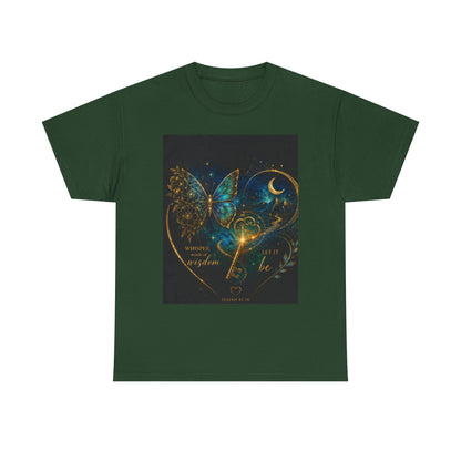 Butterfly Heart Tee — Inspirational Scripture Isaiah 41:10 Christian T-Shirt