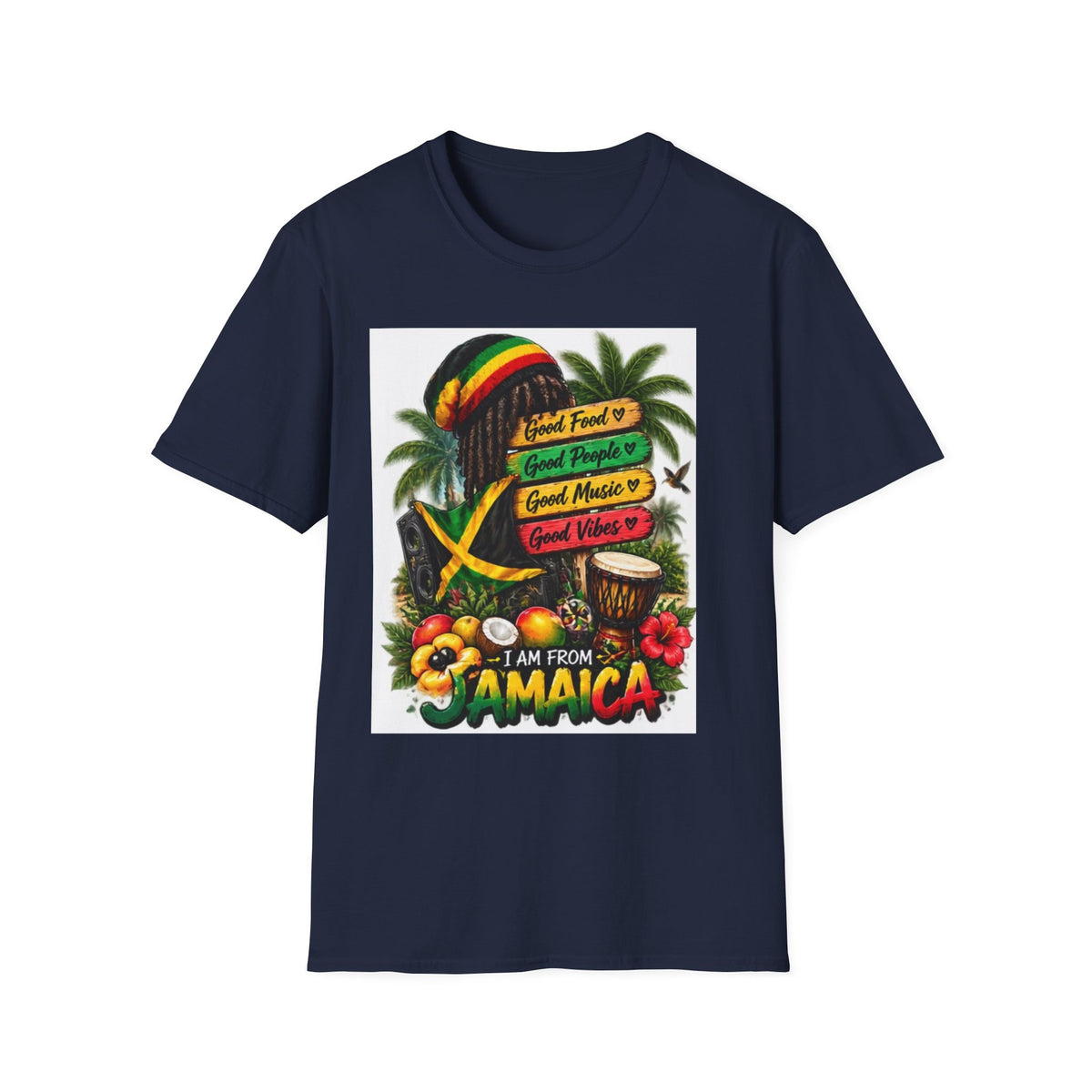 Jamaica Reggae Graphic T-Shirt — &
