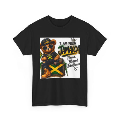 I Am From Jamaica Teddy Bear T-Shirt — Jamaican Pride Tee