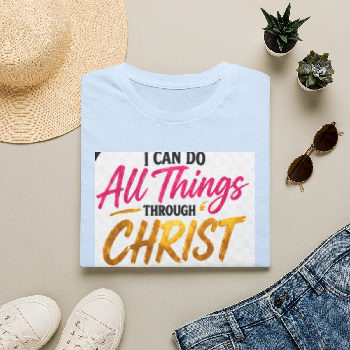 I Can Do All Things Through Christ T-Shirt — Inspirational Christian Tee (Philippians 4:13)