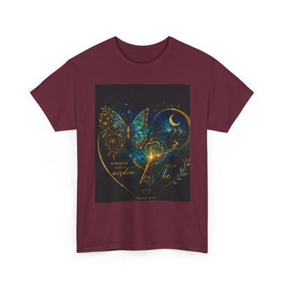 Butterfly Heart Tee — Inspirational Scripture Isaiah 41:10 Christian T-Shirt