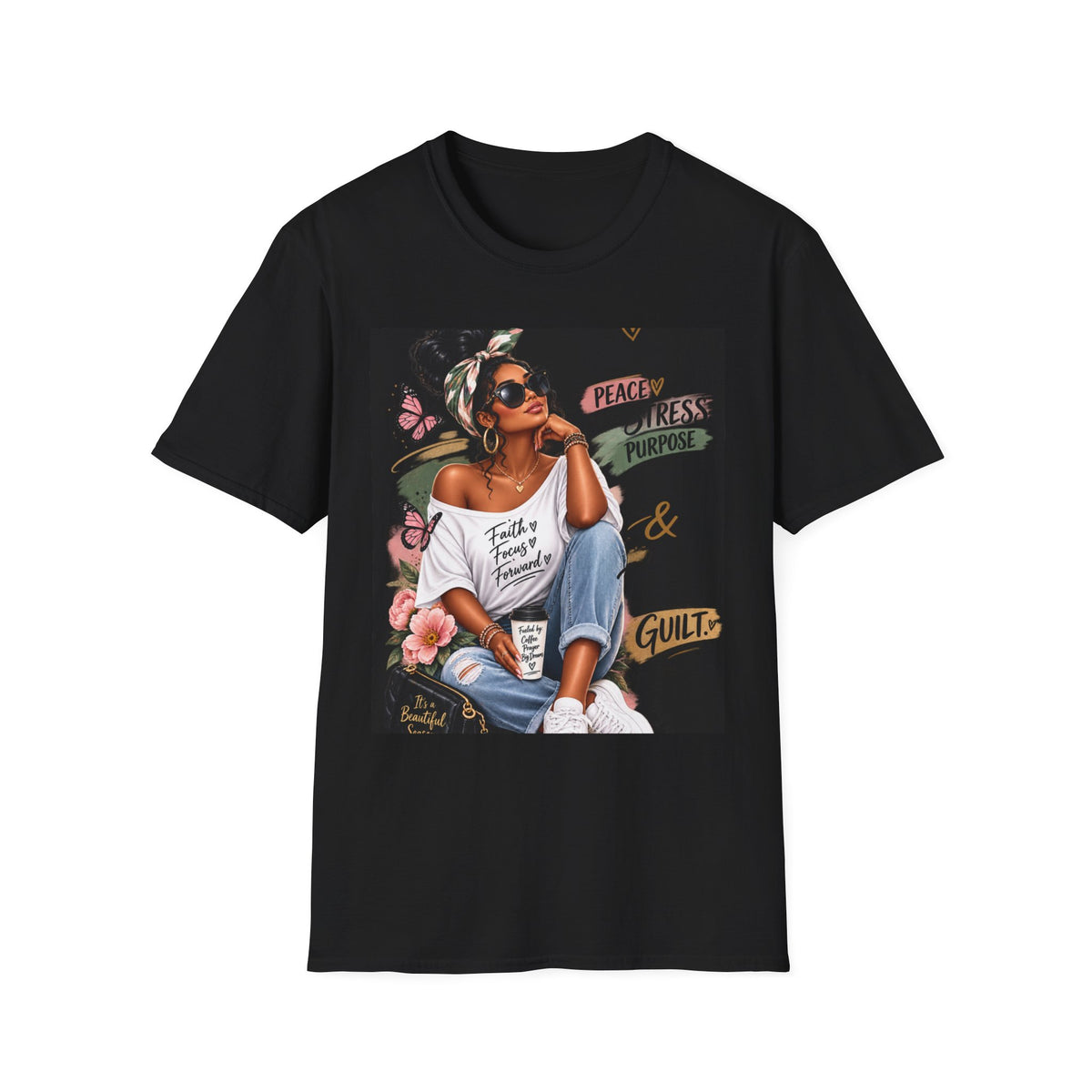 Peace, Progress &amp; Purpose Graphic T-Shirt — &