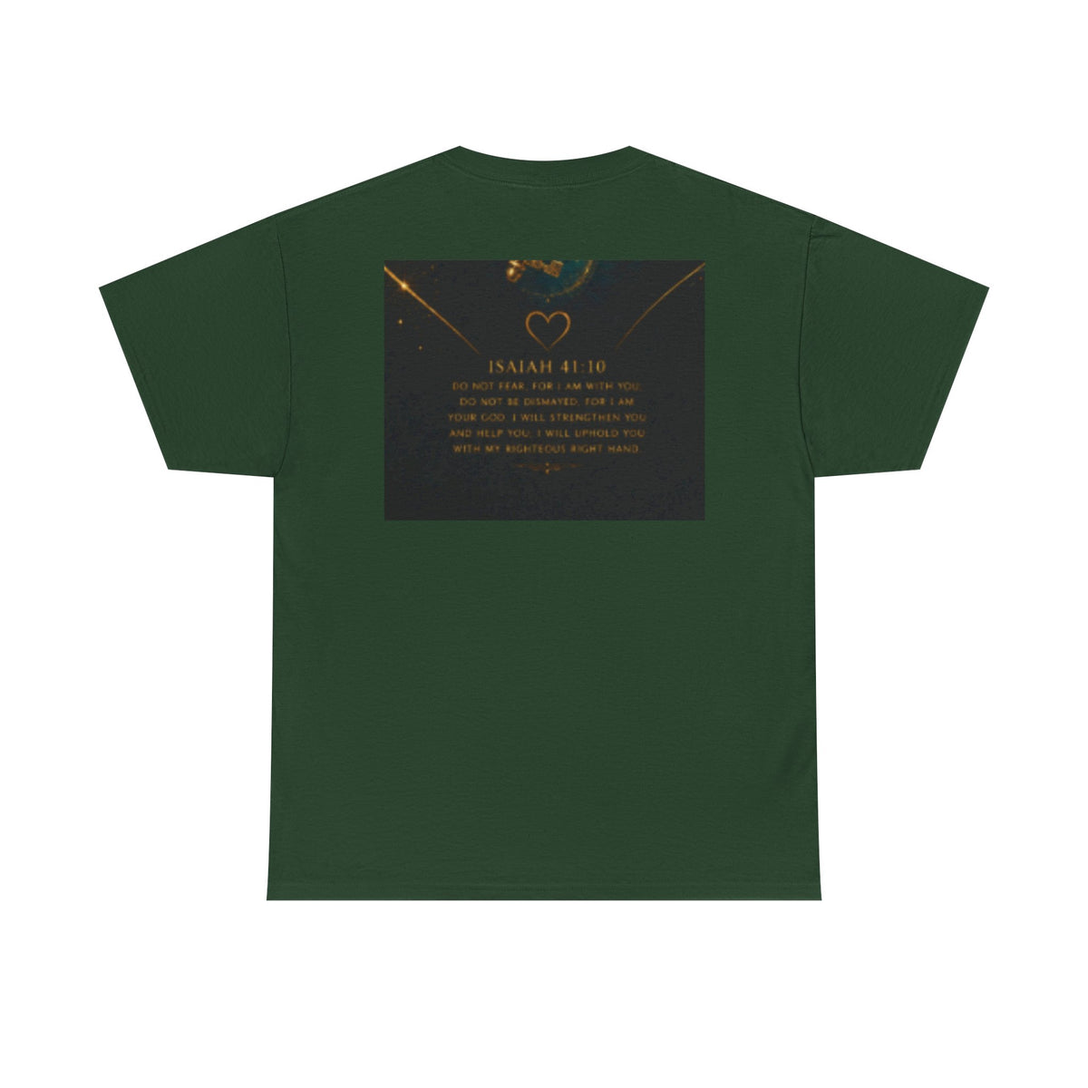 Butterfly Heart Tee — Inspirational Scripture Isaiah 41:10 Christian T-Shirt