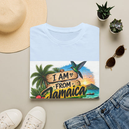 Jamaica Pride T-Shirt — "I Am From Jamaica" Tropical Vacation Tee