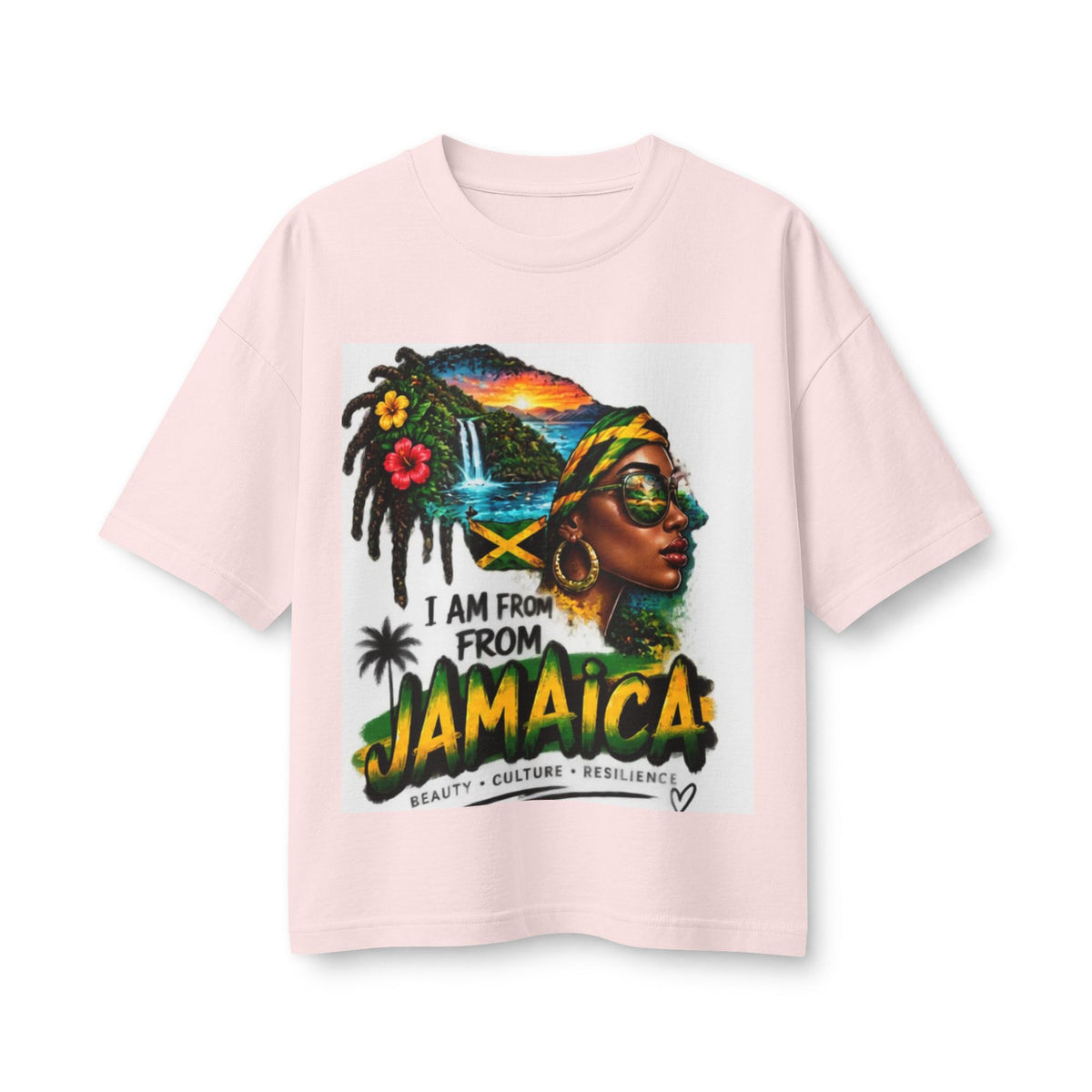 Jamaica Pride Tee — "I Am From Jamaica" Retro Rasta Graphic Shirt