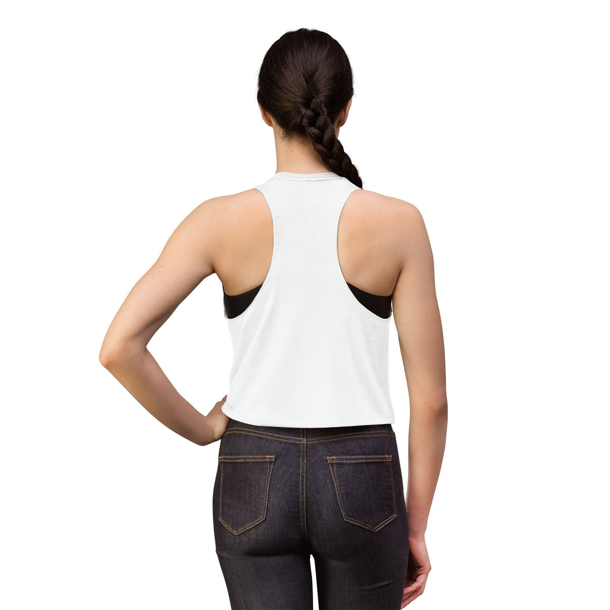 Boss Energy Crop Top — "Building My Own Lane" Graphic Women&